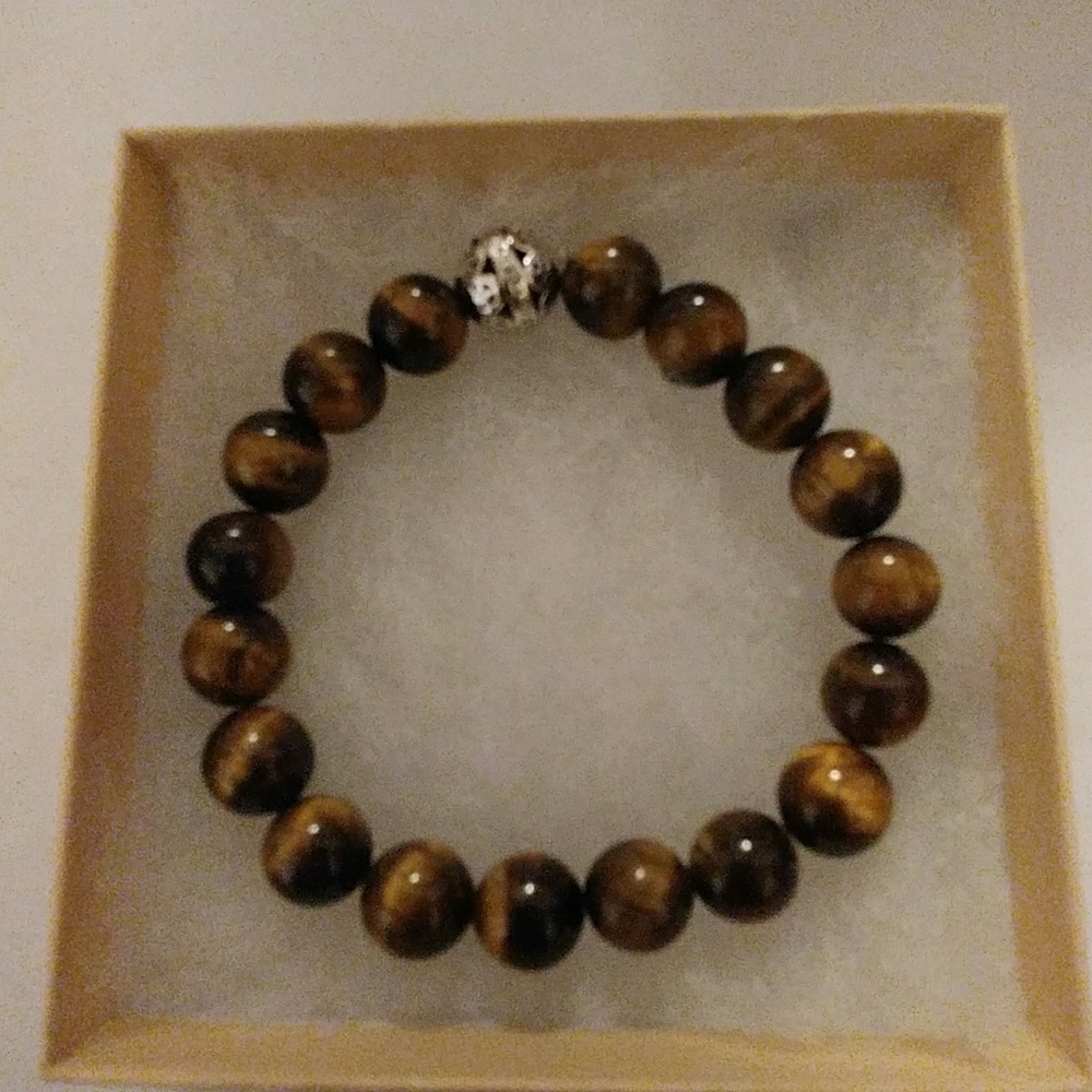 Golden Tiger Eye Stone Bracelet - Picture 4 of 8
